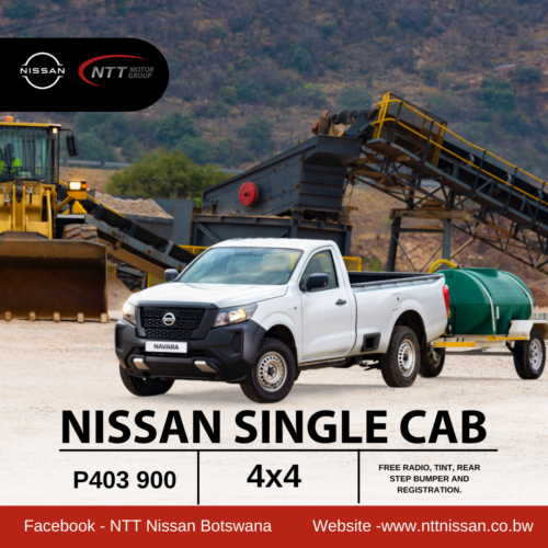 NISSAN SINGLE CAB image from NTT Nissan Botswana